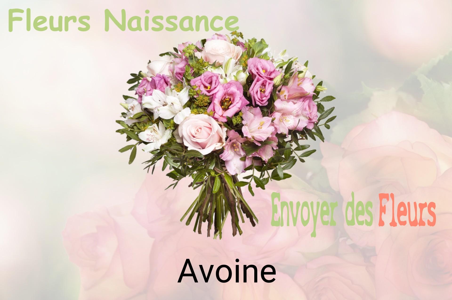 Bouquet de fleurs de naissance livré à Avoine